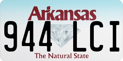 AR license plate 944LCI