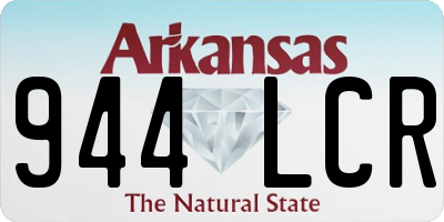 AR license plate 944LCR