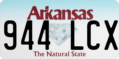 AR license plate 944LCX