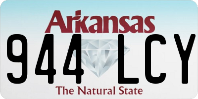 AR license plate 944LCY