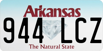 AR license plate 944LCZ