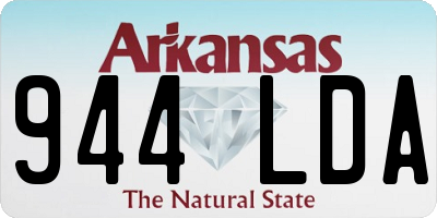 AR license plate 944LDA