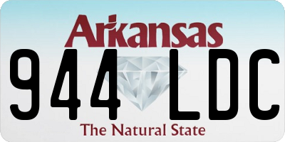 AR license plate 944LDC