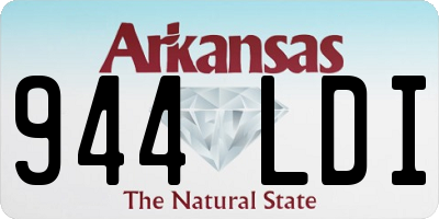 AR license plate 944LDI