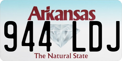 AR license plate 944LDJ