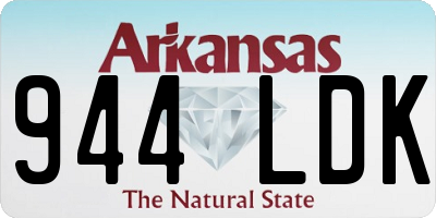AR license plate 944LDK