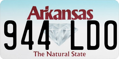 AR license plate 944LDO