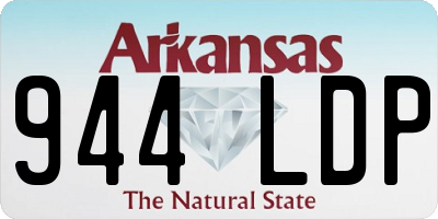 AR license plate 944LDP