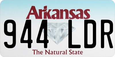 AR license plate 944LDR