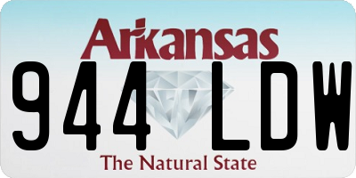AR license plate 944LDW