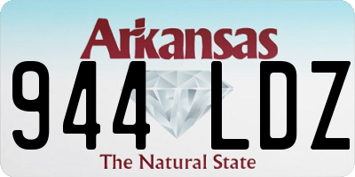 AR license plate 944LDZ