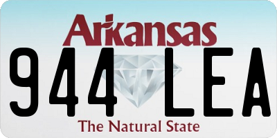 AR license plate 944LEA