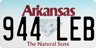 AR license plate 944LEB