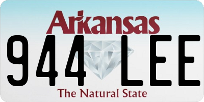 AR license plate 944LEE