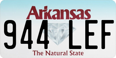 AR license plate 944LEF