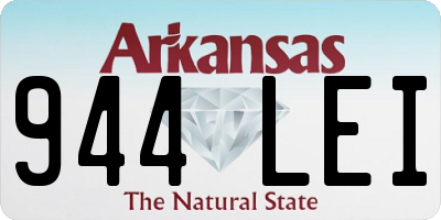 AR license plate 944LEI