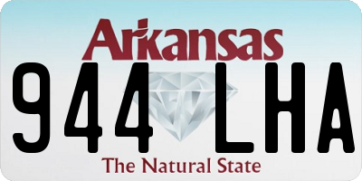 AR license plate 944LHA