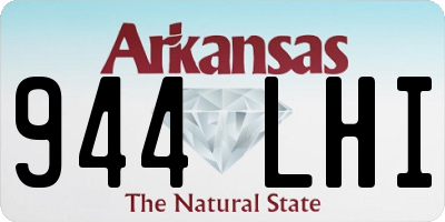 AR license plate 944LHI