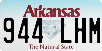 AR license plate 944LHM