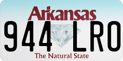 AR license plate 944LRO