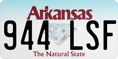 AR license plate 944LSF