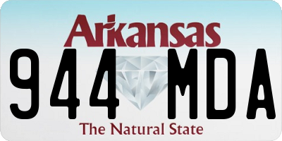 AR license plate 944MDA