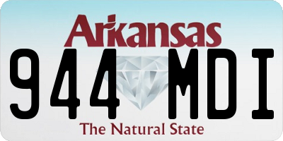 AR license plate 944MDI