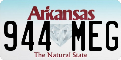 AR license plate 944MEG