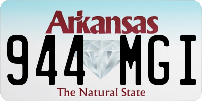 AR license plate 944MGI