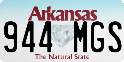 AR license plate 944MGS