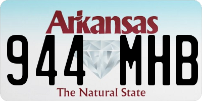 AR license plate 944MHB