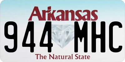 AR license plate 944MHC