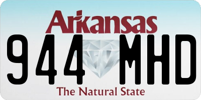 AR license plate 944MHD