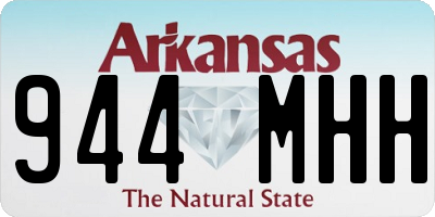 AR license plate 944MHH