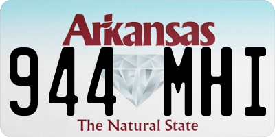 AR license plate 944MHI