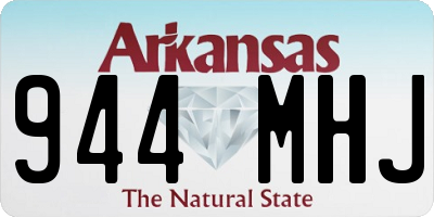 AR license plate 944MHJ