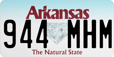 AR license plate 944MHM