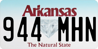 AR license plate 944MHN