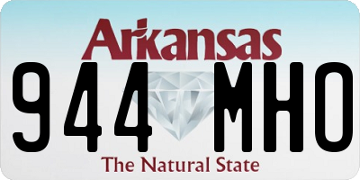 AR license plate 944MHO