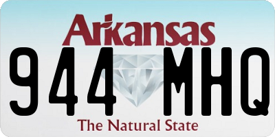 AR license plate 944MHQ