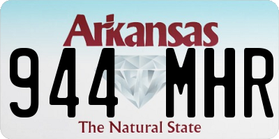 AR license plate 944MHR