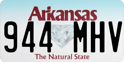 AR license plate 944MHV