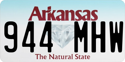 AR license plate 944MHW