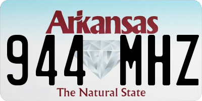 AR license plate 944MHZ