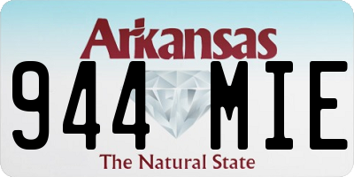 AR license plate 944MIE