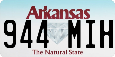 AR license plate 944MIH