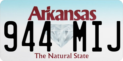 AR license plate 944MIJ