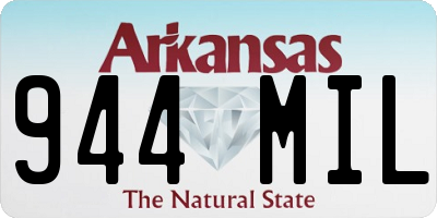 AR license plate 944MIL
