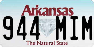 AR license plate 944MIM