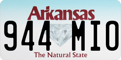 AR license plate 944MIO